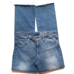 AG Adriano Goldschmied The Mari High Rise Straight Leg Light Blue Jeans 29R